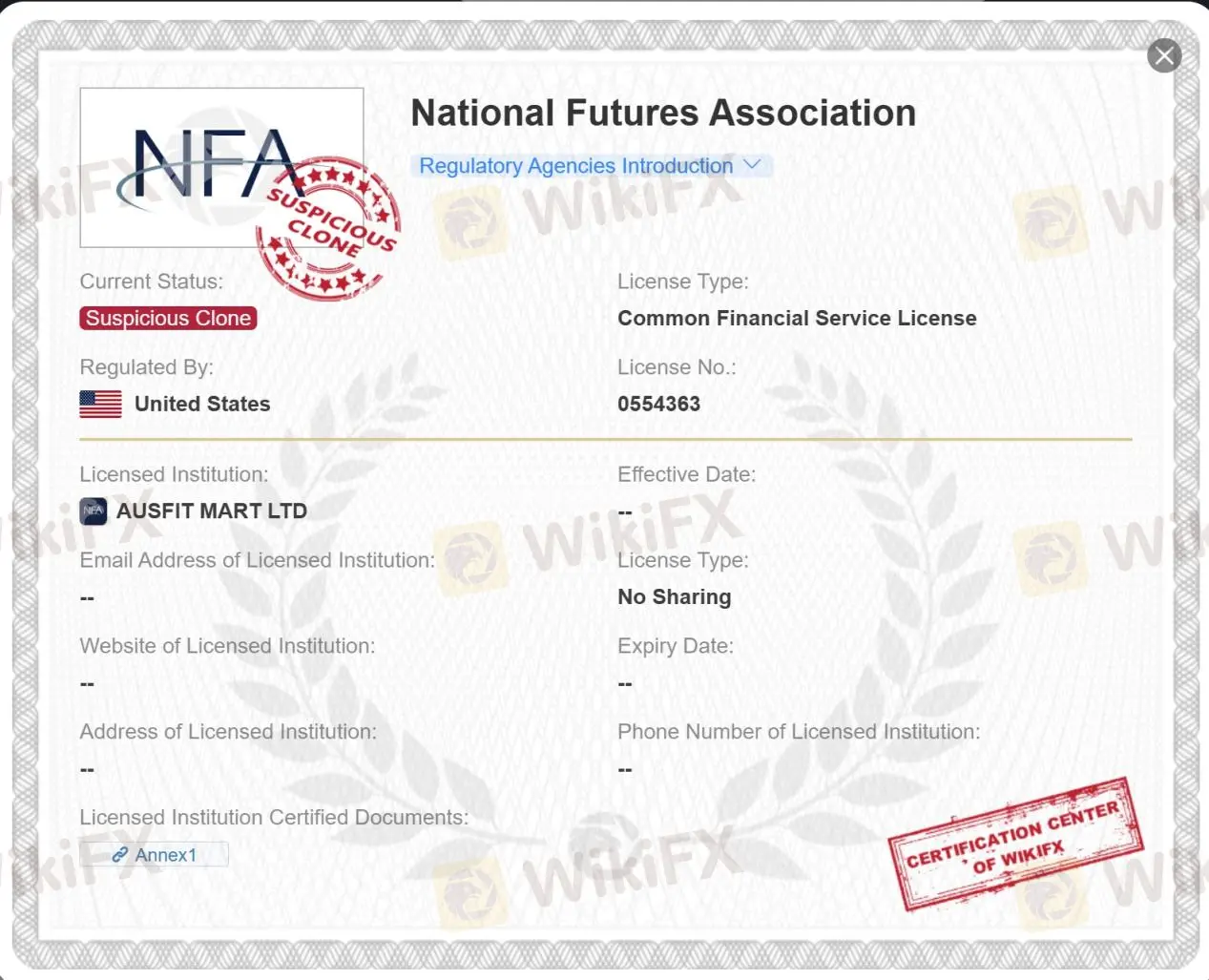 NFA license