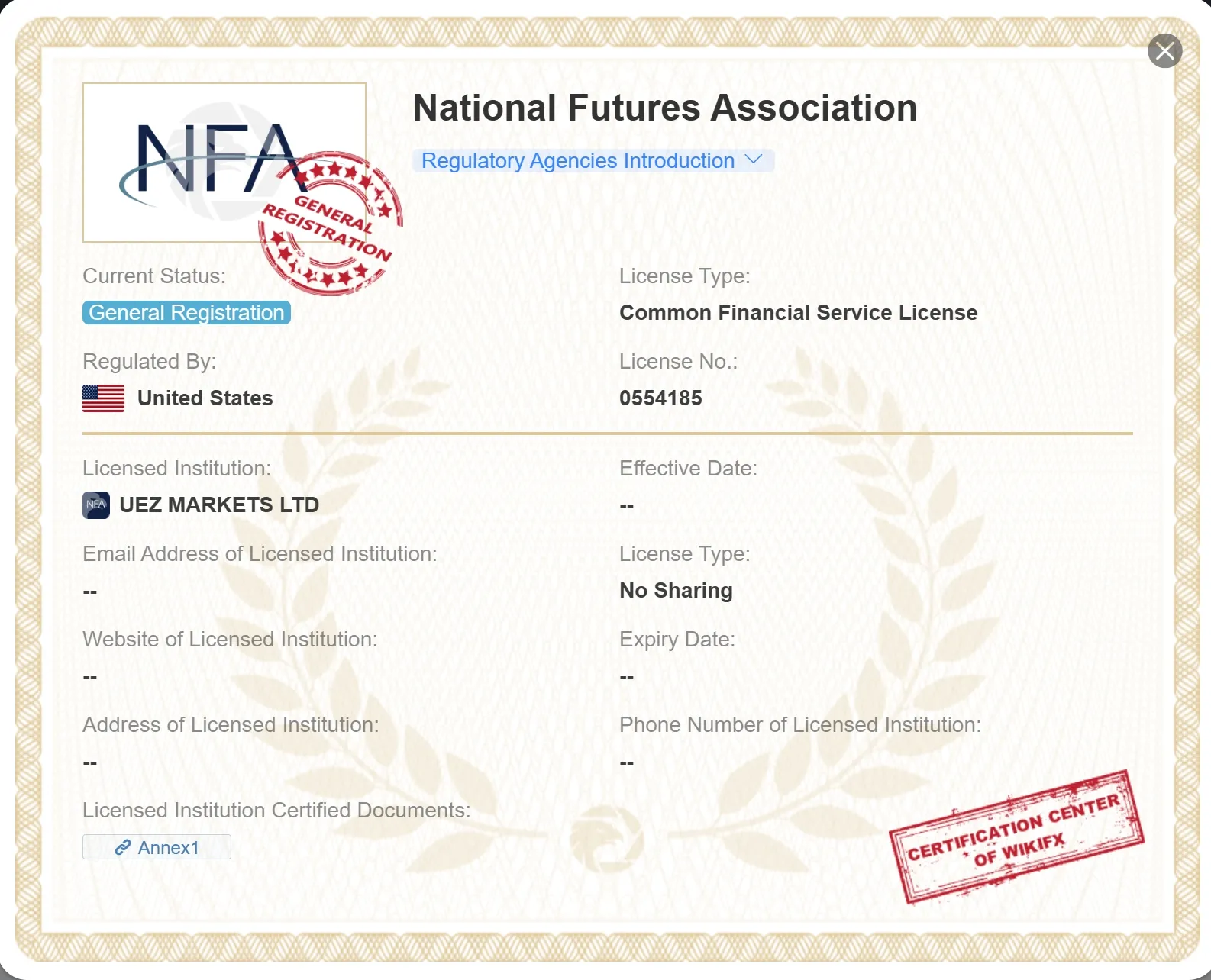 NFA license