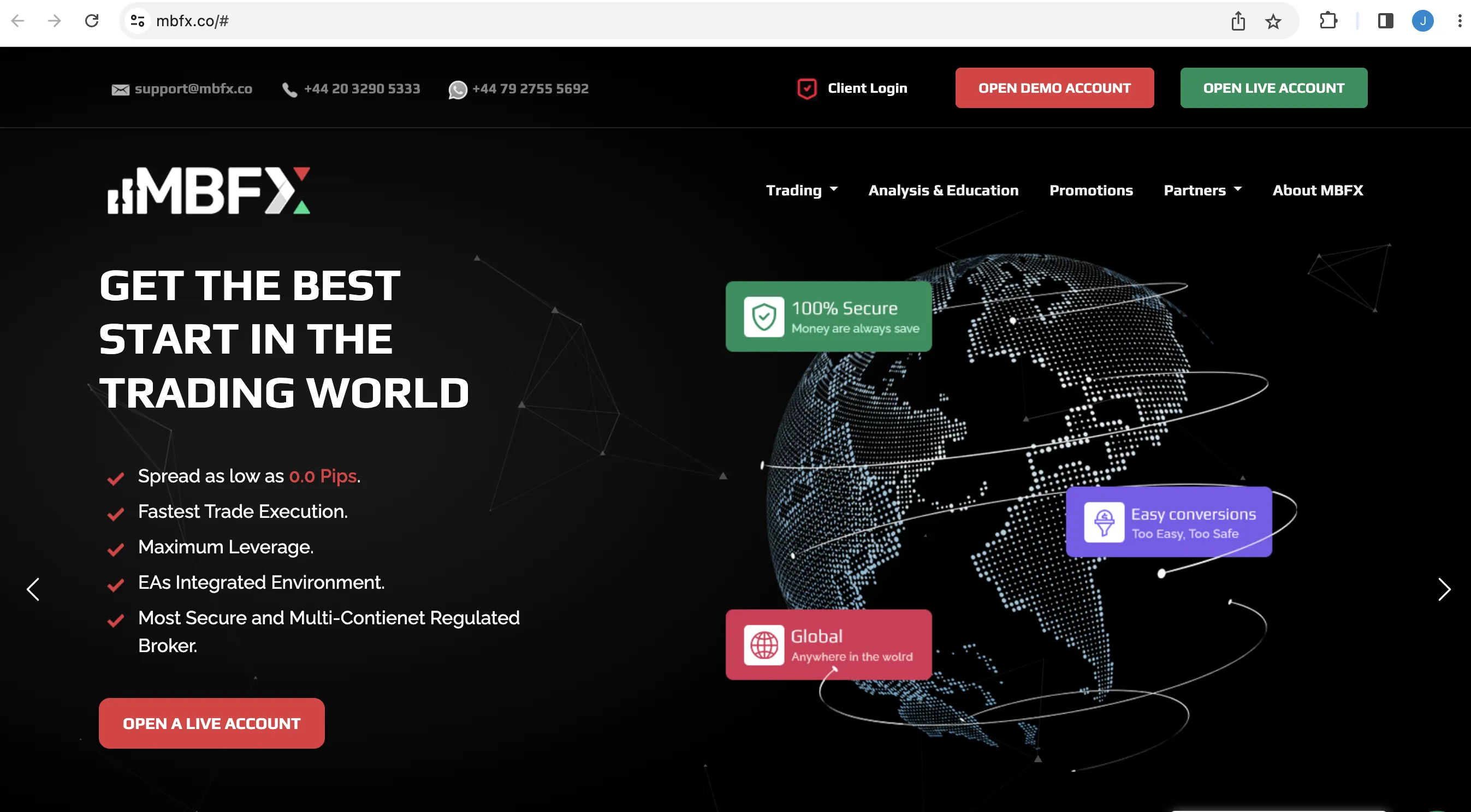MBFX's home page
