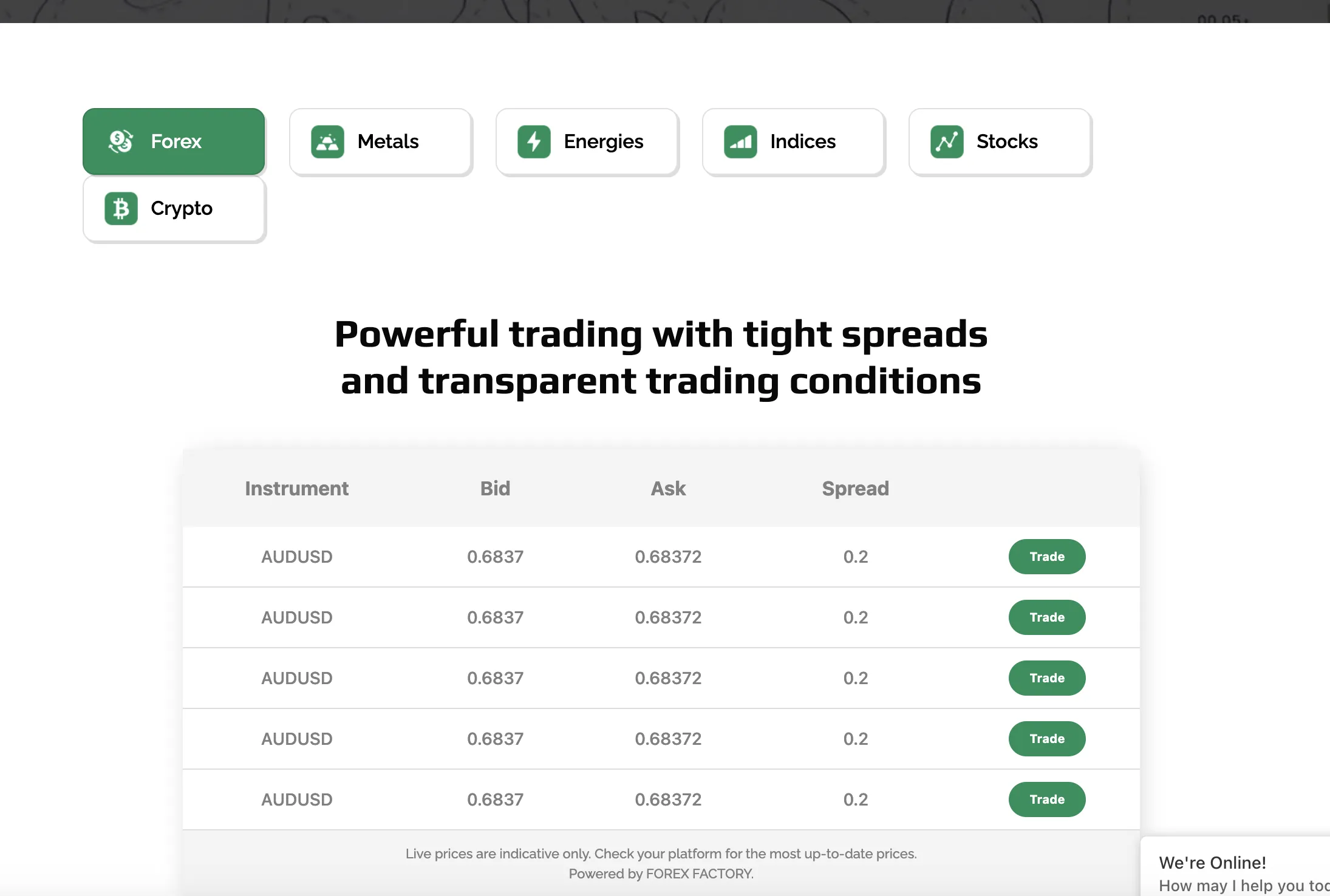 Market Instruments
