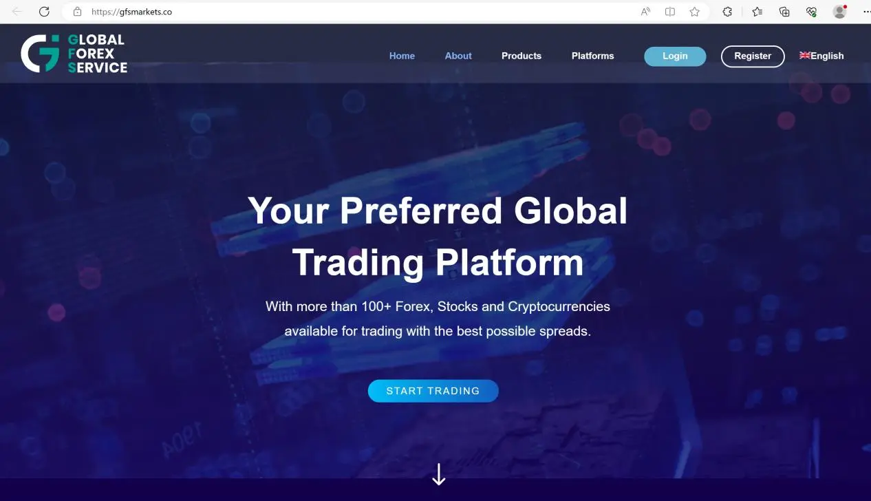GFS' home page