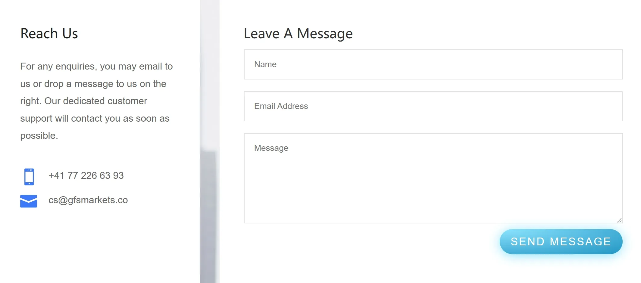 contact details
