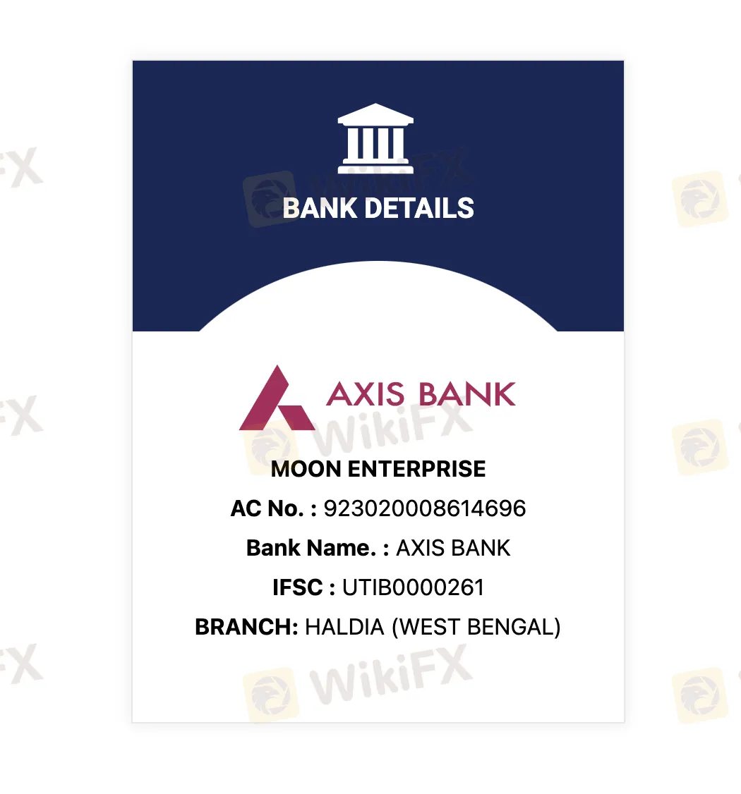 bank details