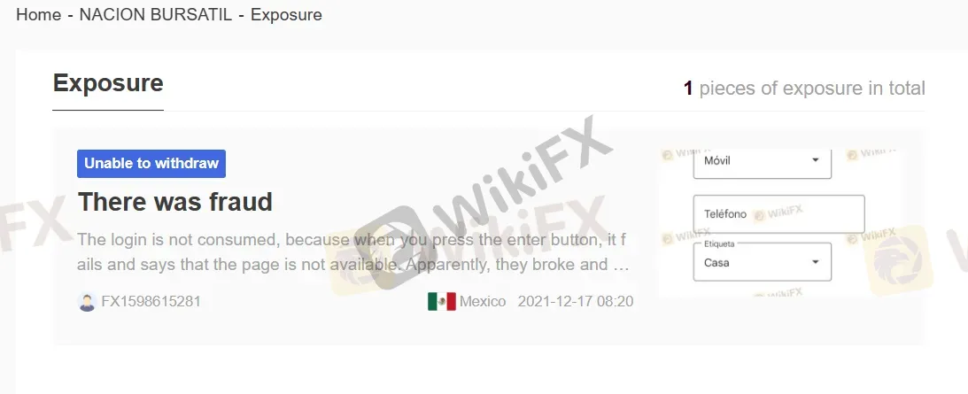 User Exposure on WikiFX