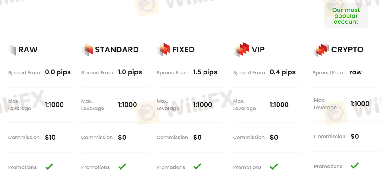 Account Types Account Types