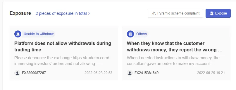 User Exposure on WikiFX