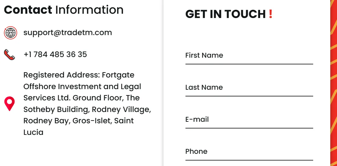 contact details