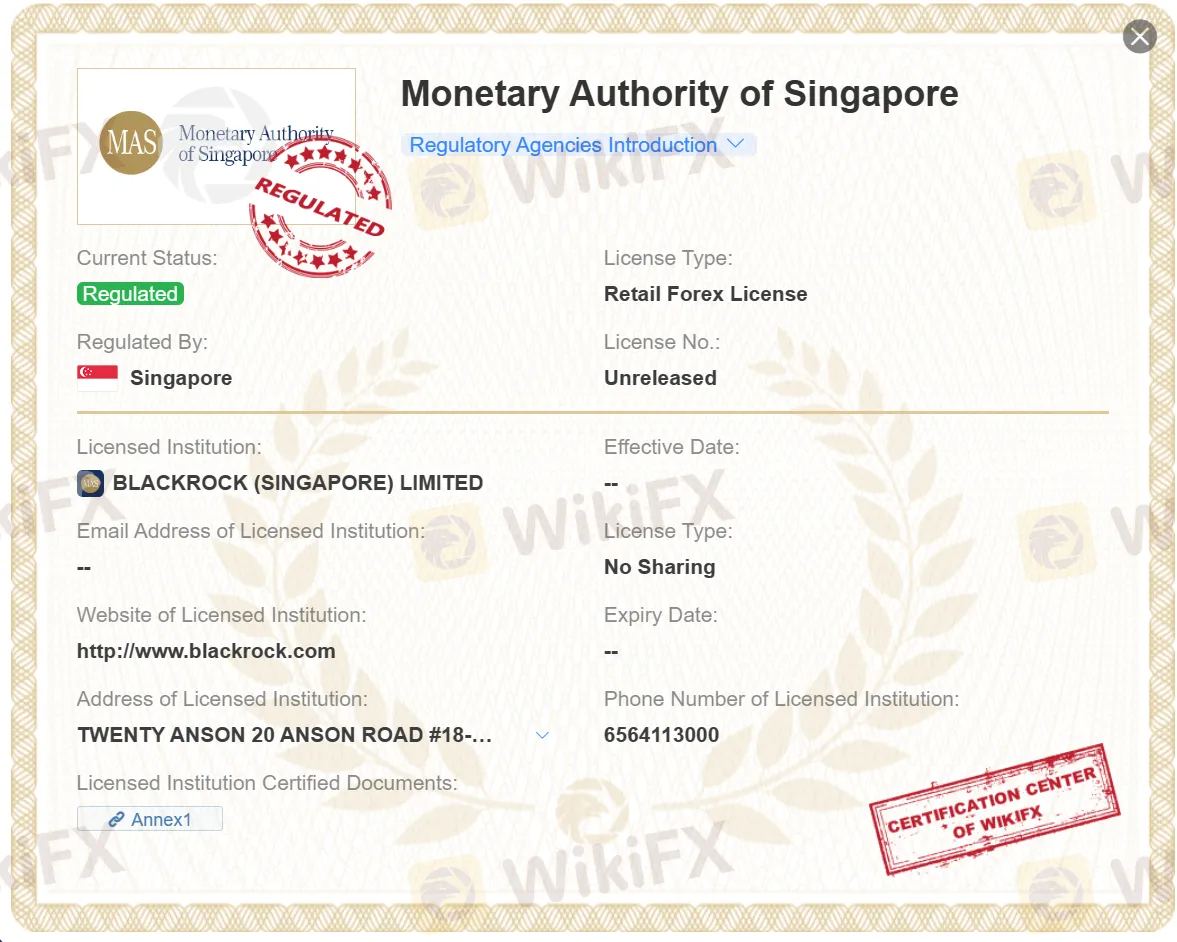 regulated MAS license