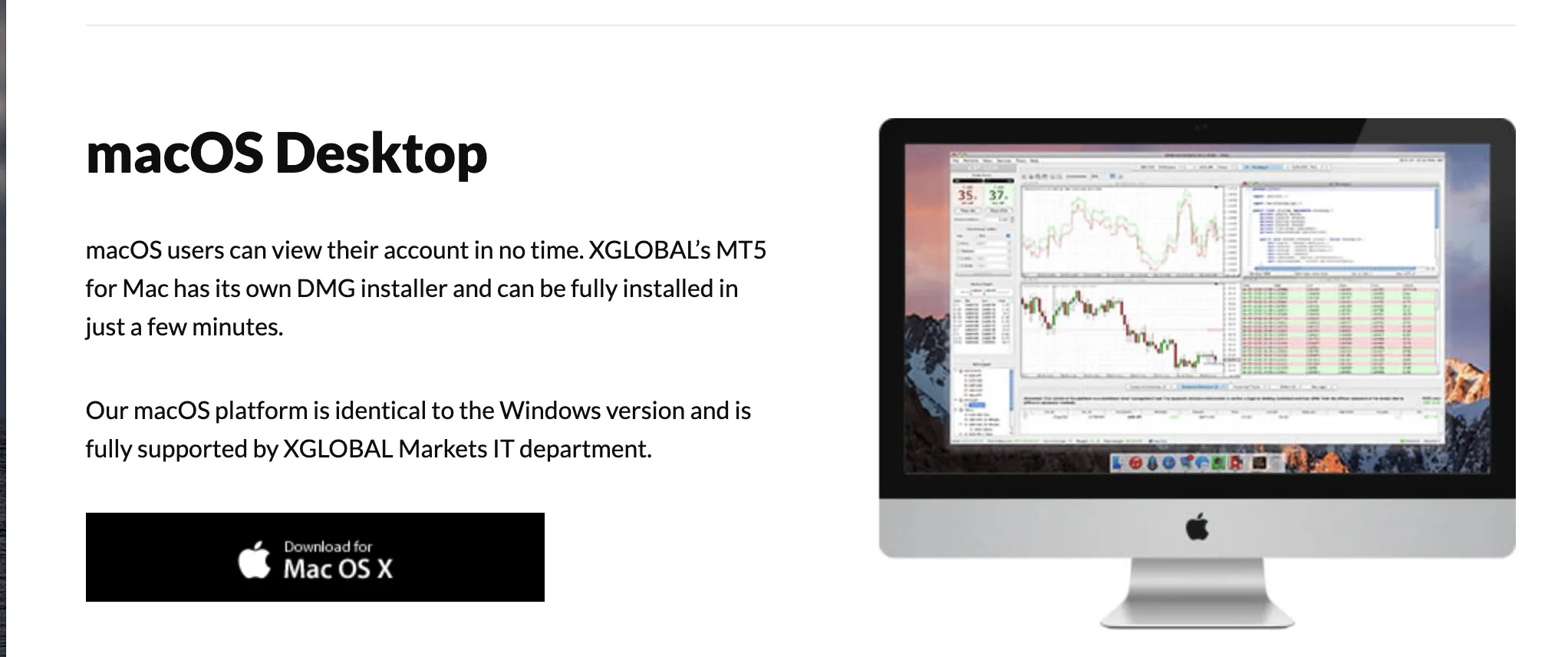 MT5 macOS