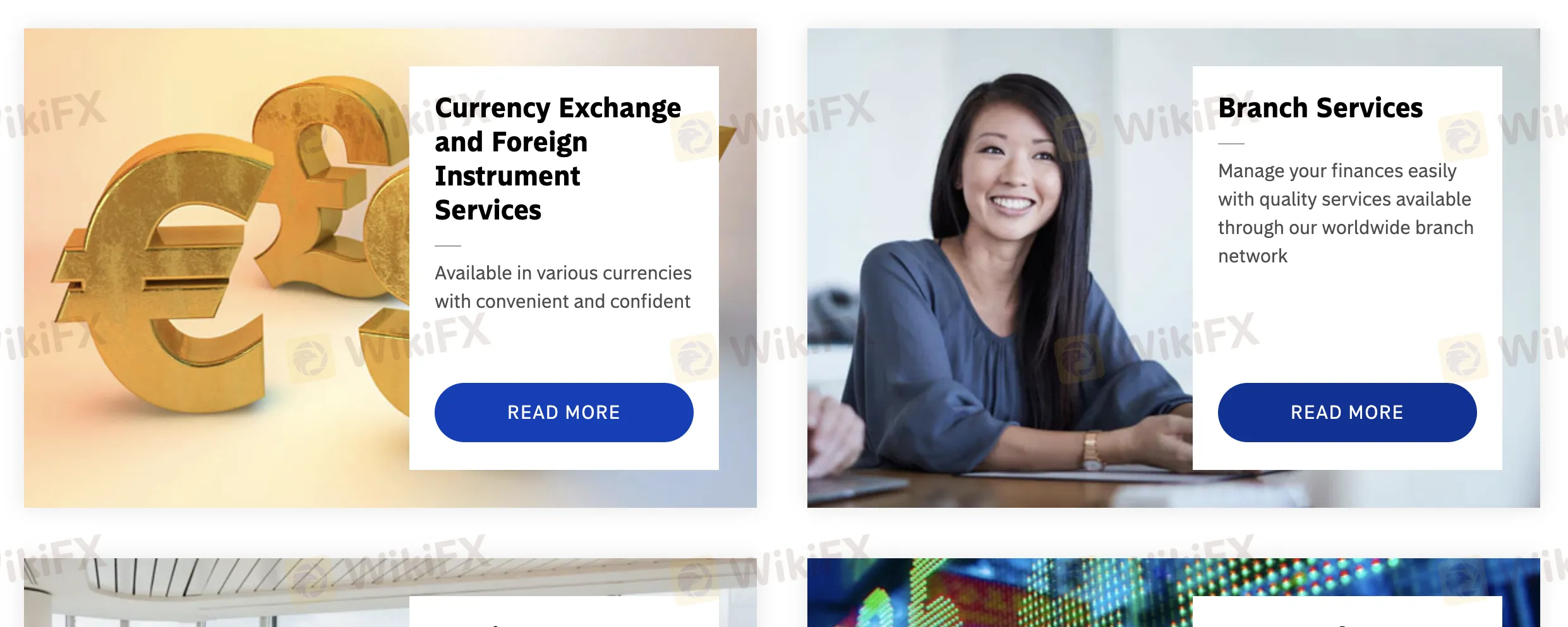 Currency Exchange and Foreign Instrument Services and Branch Services