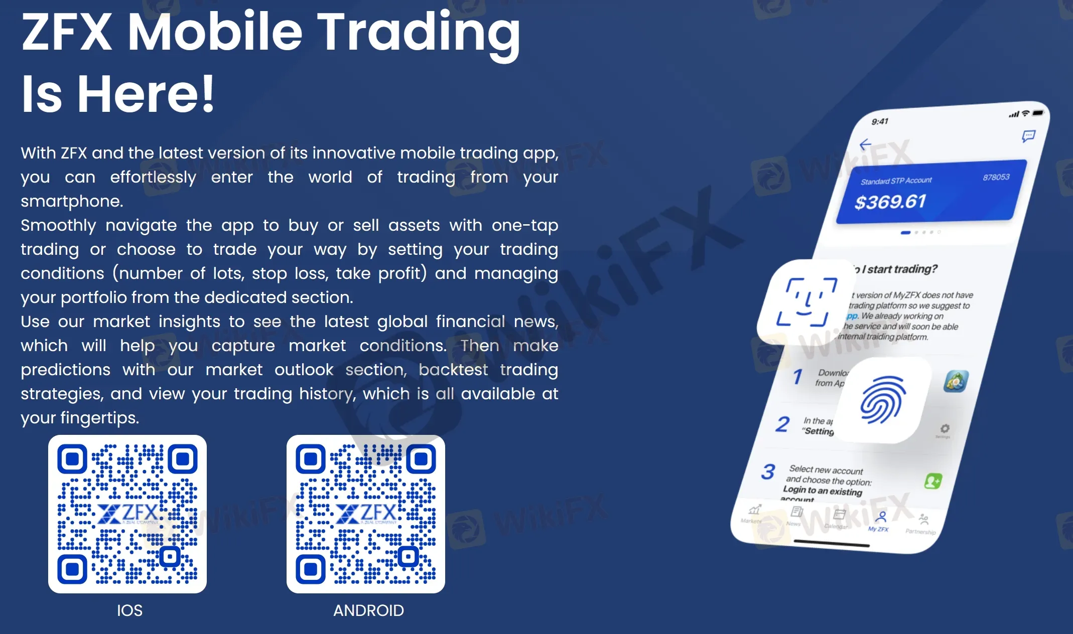 app mobile ZFX