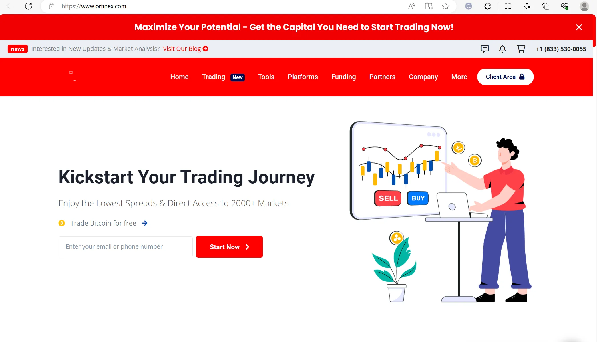 Orfinex's home page