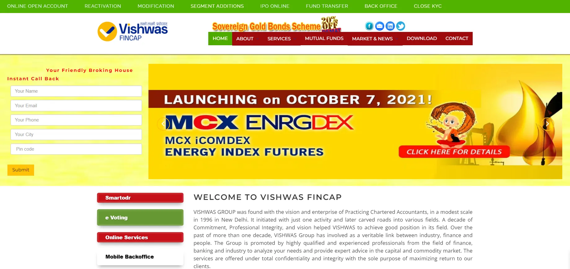 Overview of Vishwas Fincap