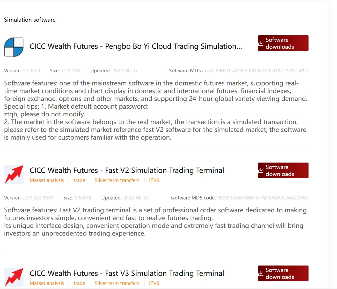 Simulation Software Simulation Software