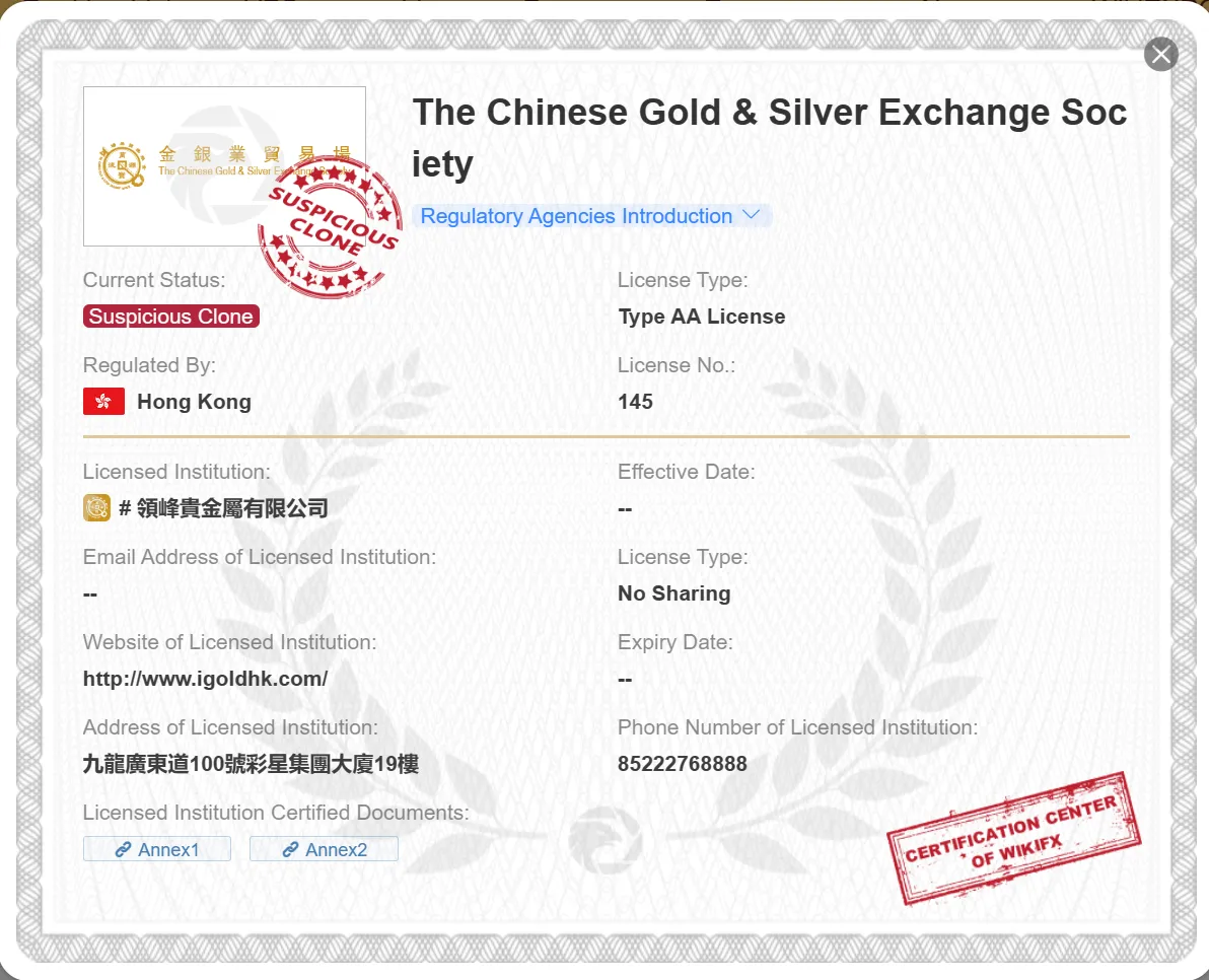 suspicious clone CGSE license