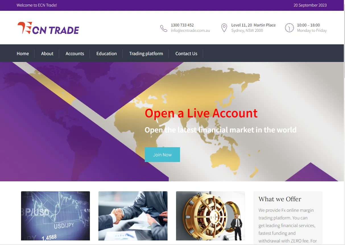 Overview of ECN TRADE