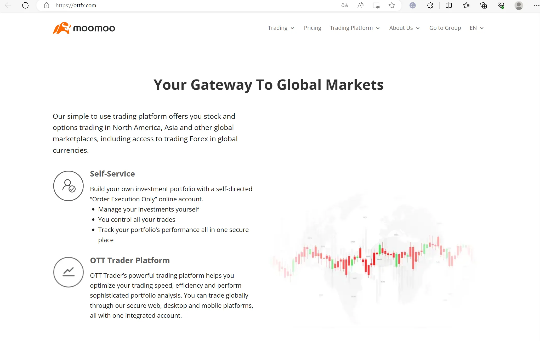 OTT's home page
