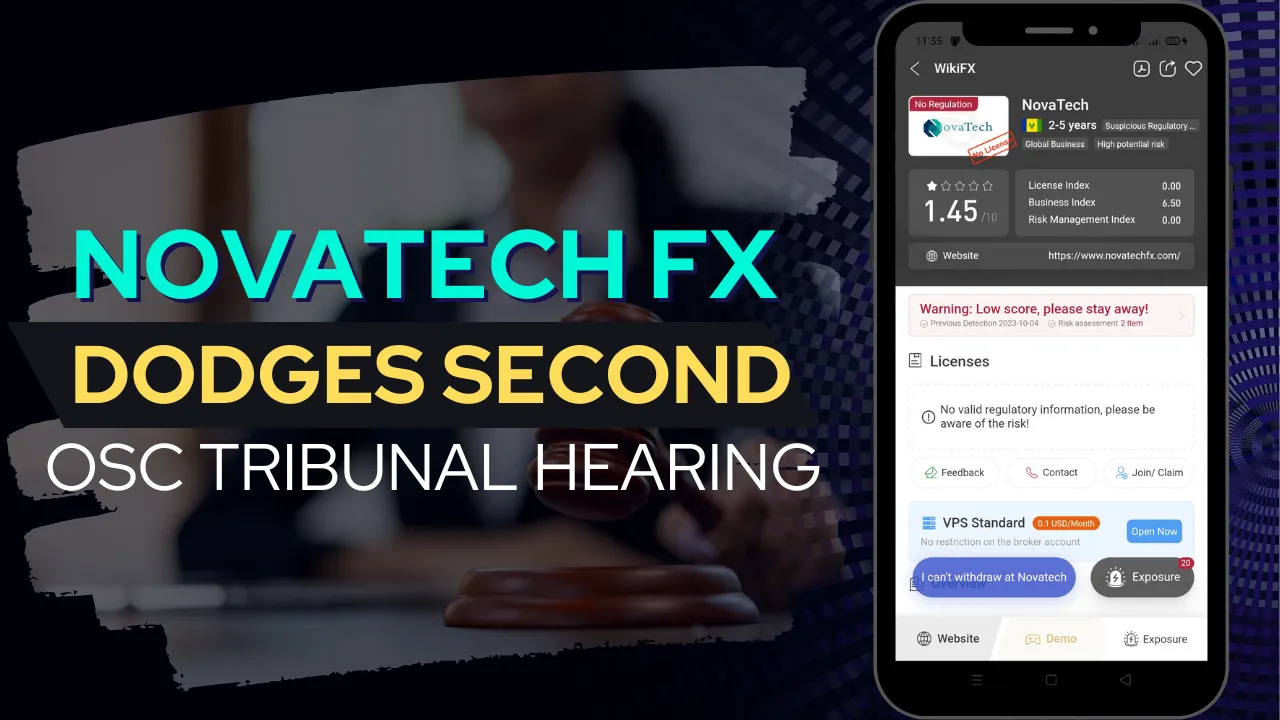 NOVATECH FX DODGES SECOND OSC TRIBUNAL HEARING.png NOVATECH FX DODGES SECOND OSC TRIBUNAL HEARING.png