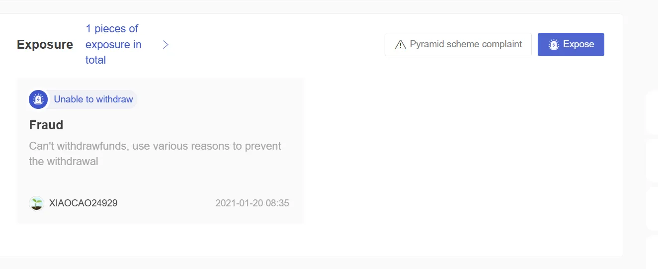 User Exposure on WikiFX
