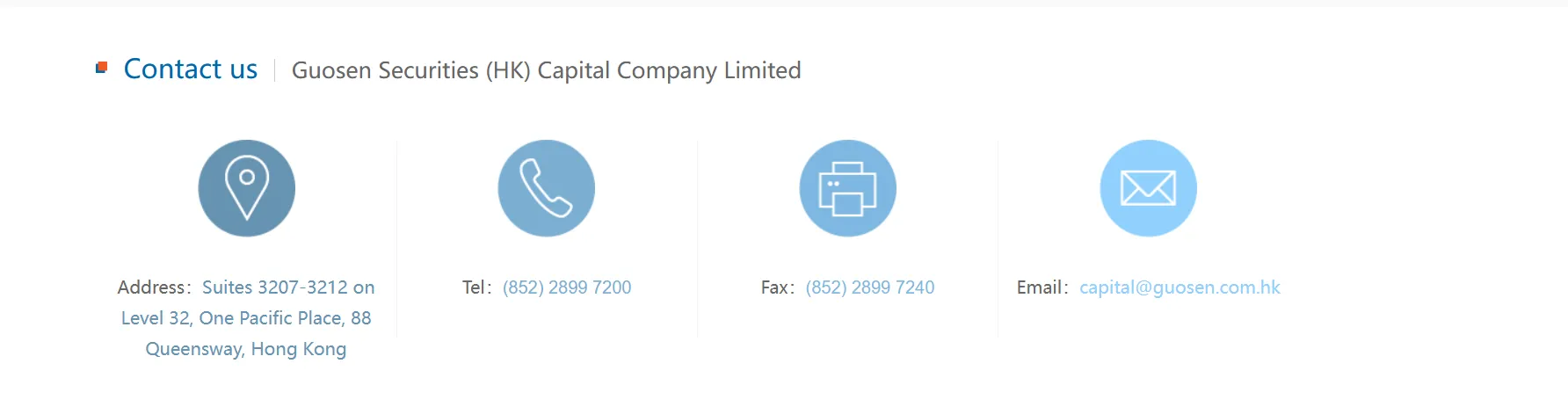 contact details