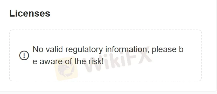 No license No license