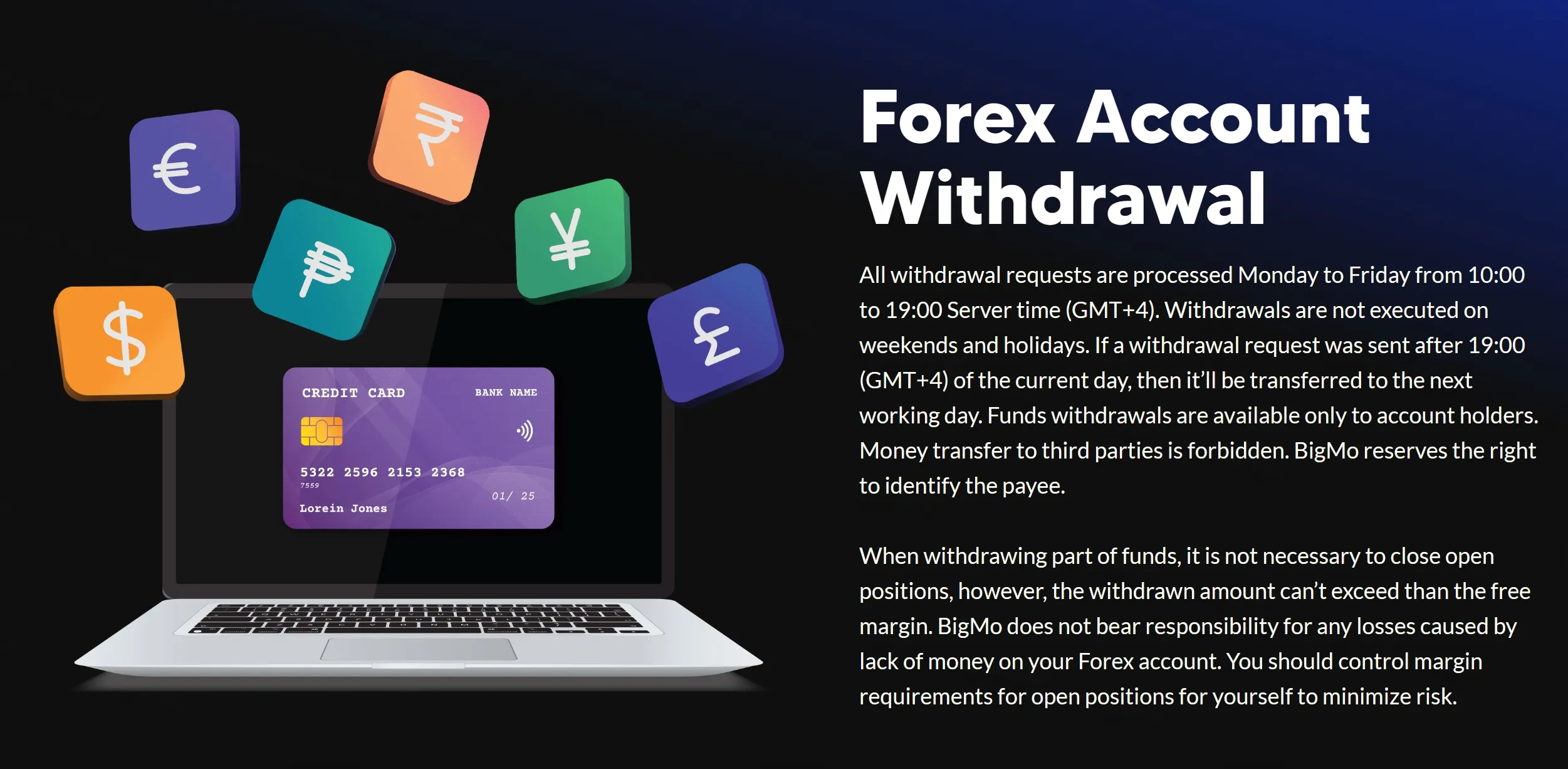 Withdrawal details