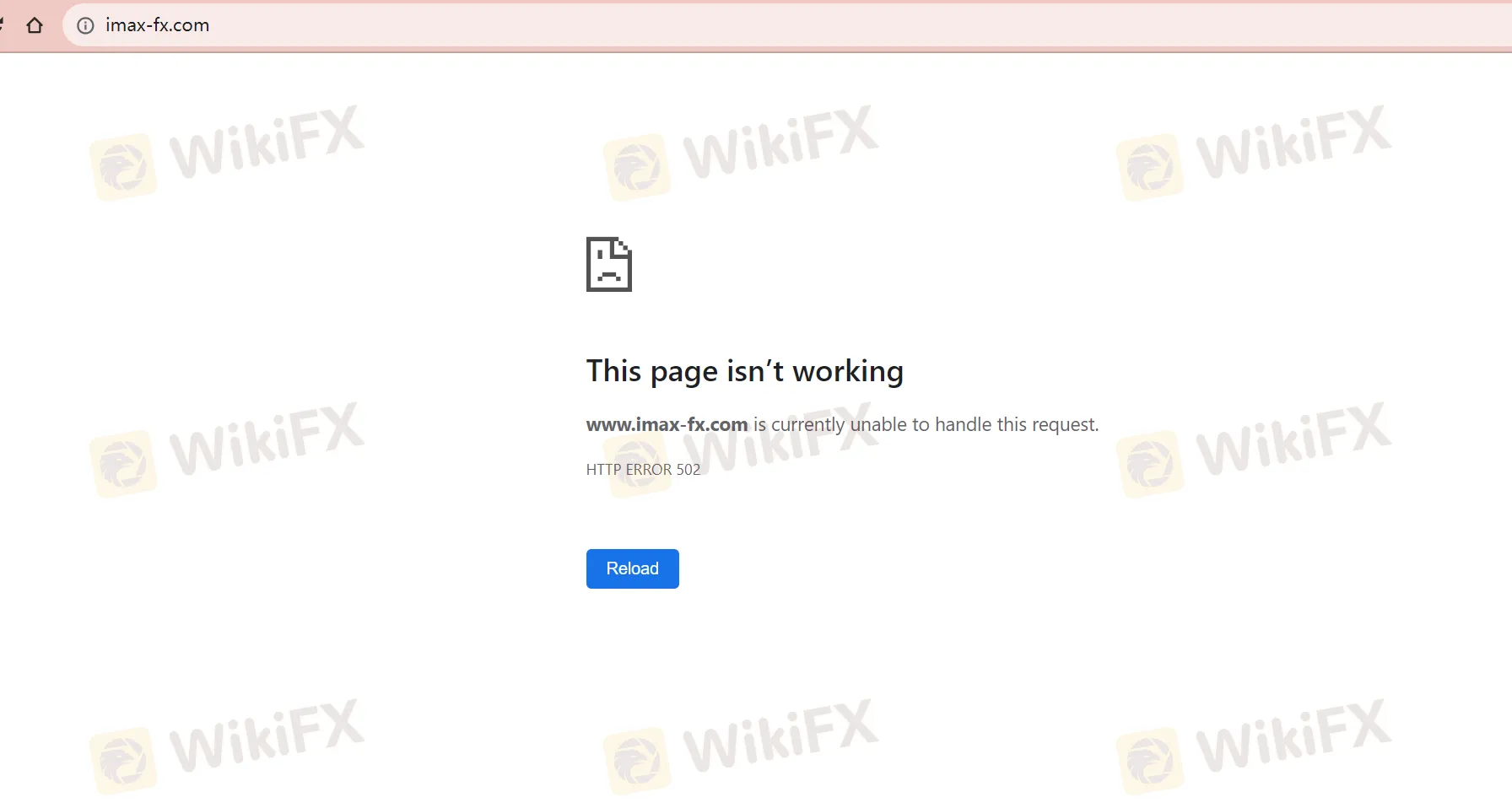 Unavailable Website