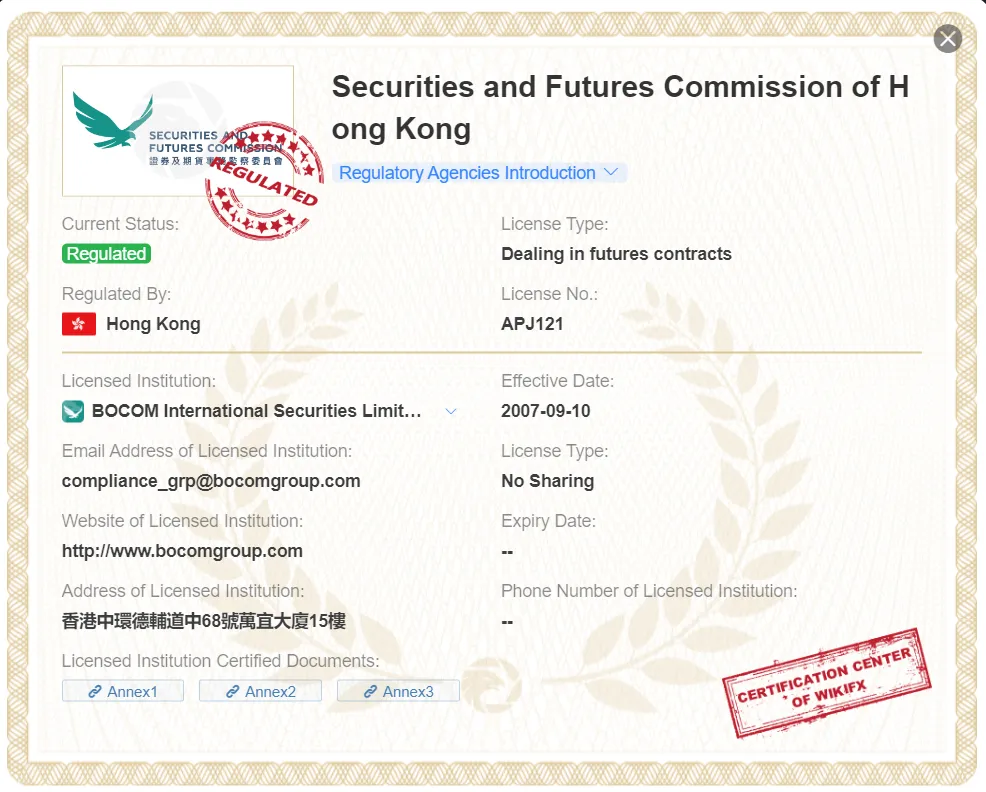 Regulatory Status