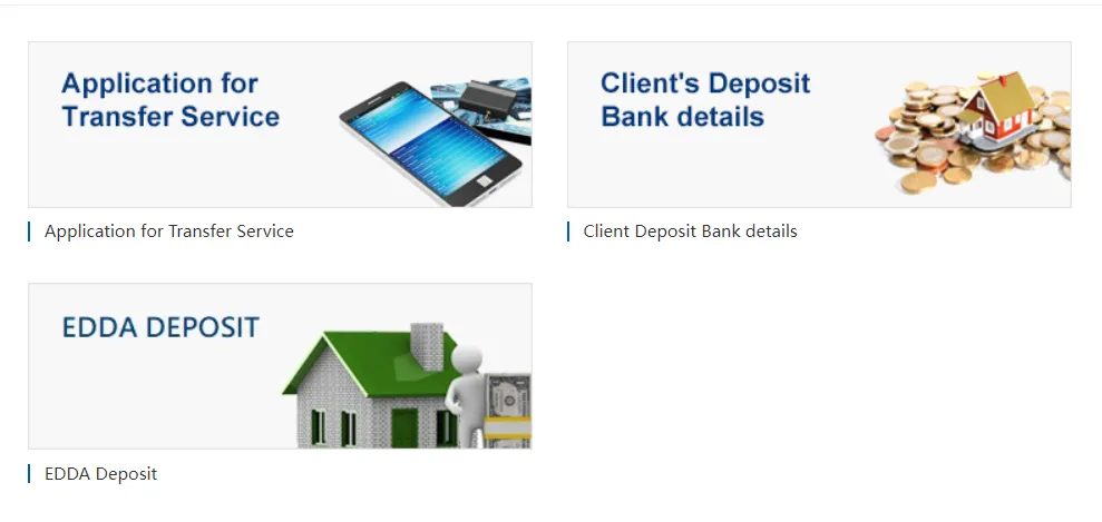 Deposit & Withdrawal