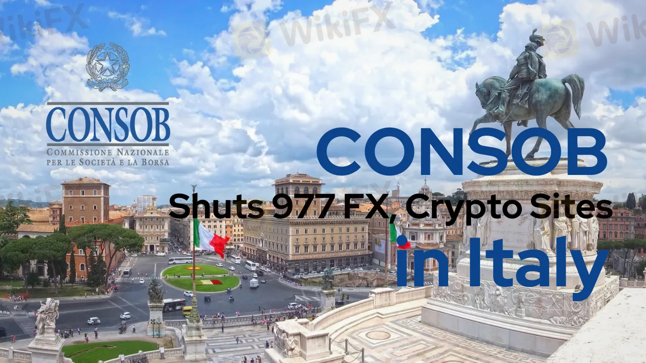 Italy's CONSOB Shuts 977 FX, Crypto Sites in Italy.png