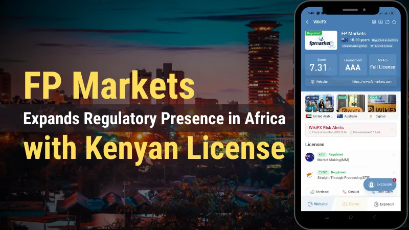 FP Markets Expands Regulatory Presence in Africa with Kenyan License.png FP Markets Expands Regulatory Presence in Africa with Kenyan License.png
