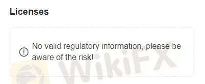 No license No license