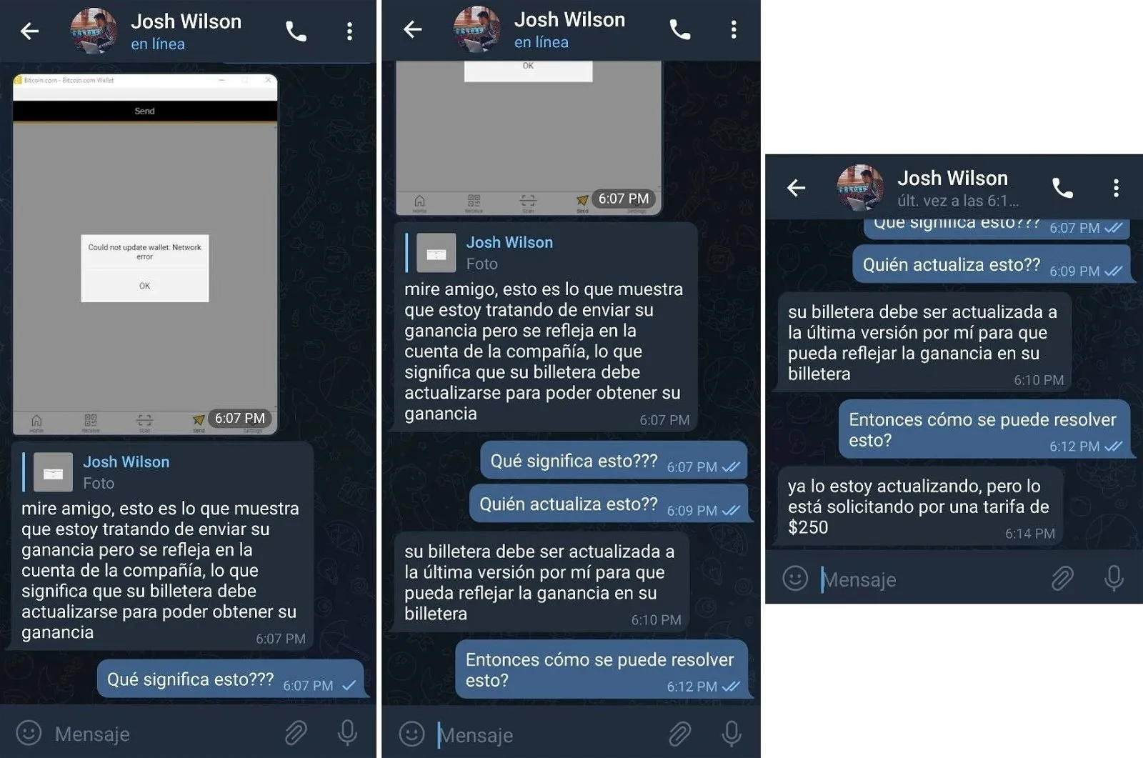 Estafa Telegram