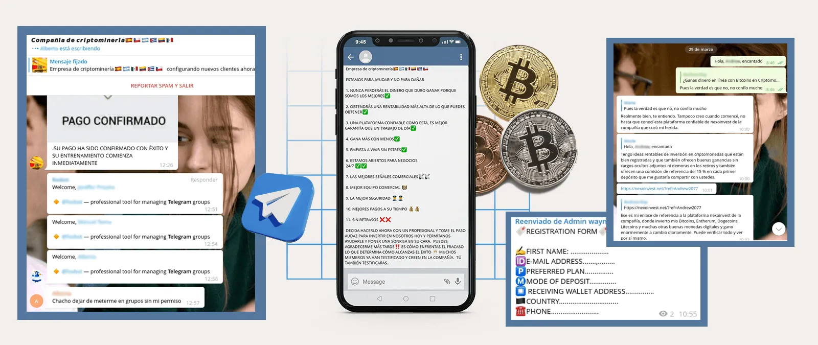 Estafa Telegram