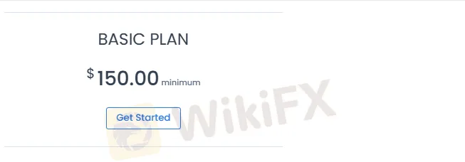 click Get started“ button