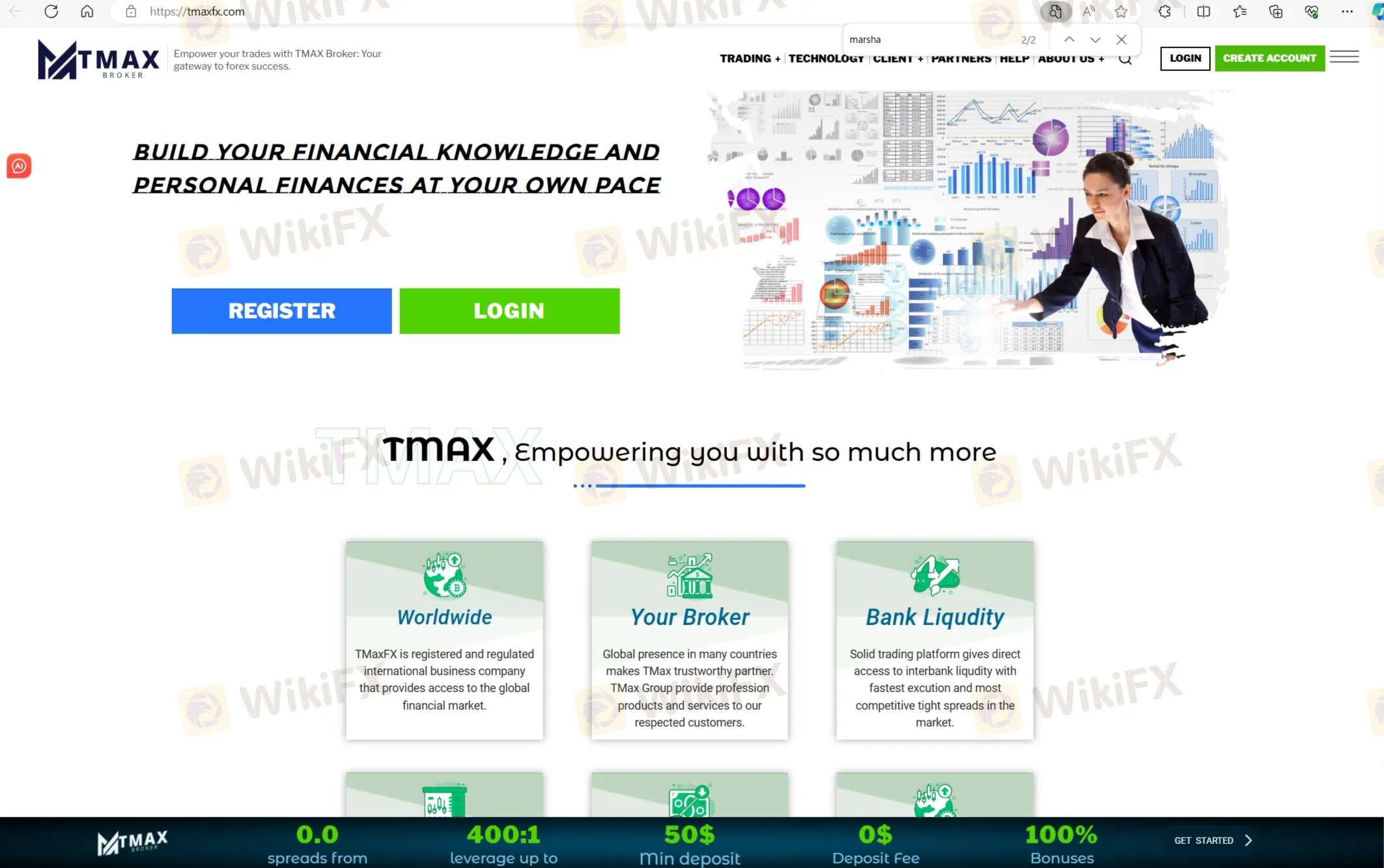 TMax Group's homepage