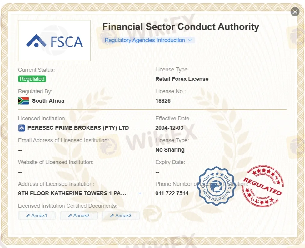 regulated by FSCA