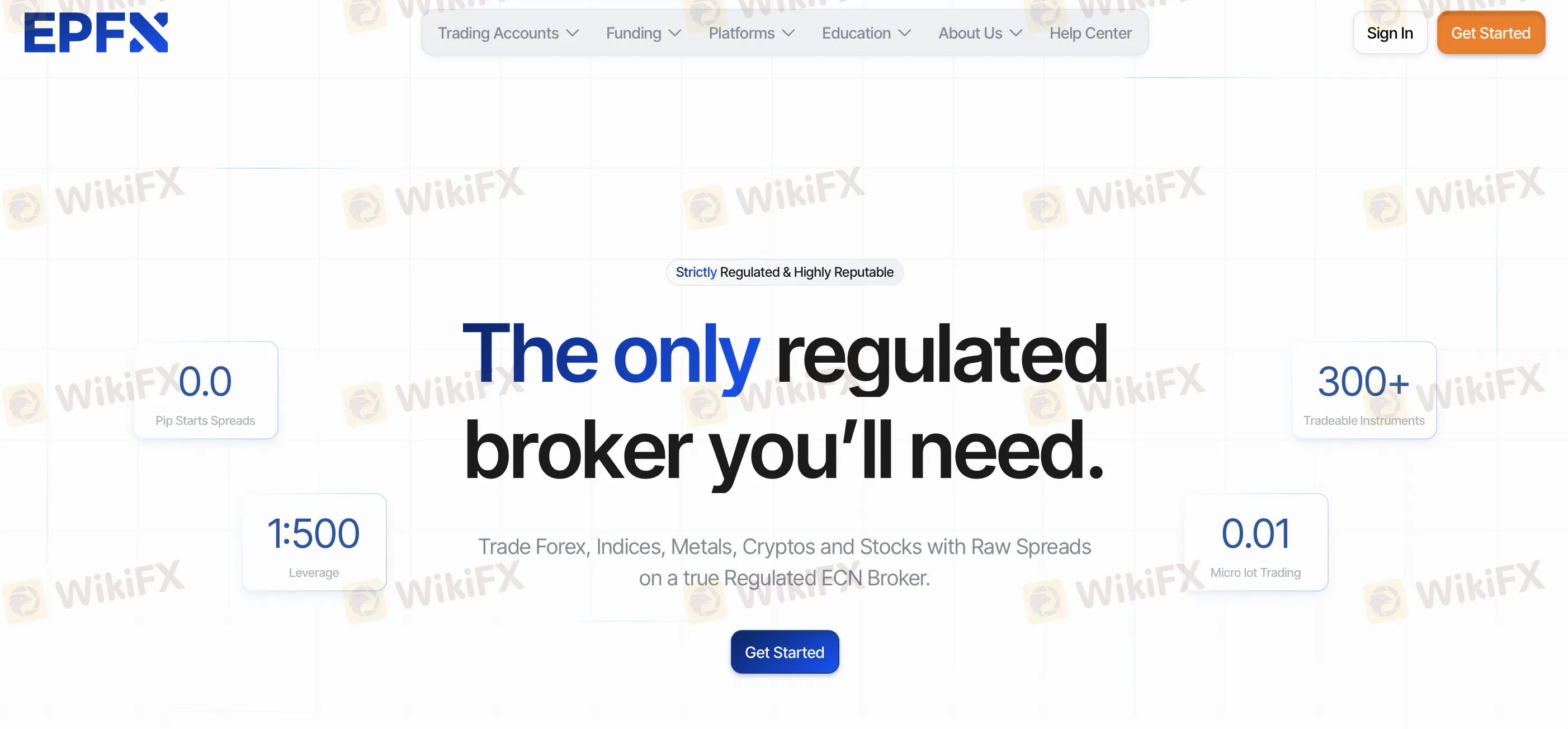 نظرة عامة على EPFX