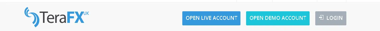 click on the 'OPEN LIVE ACCOUNT'