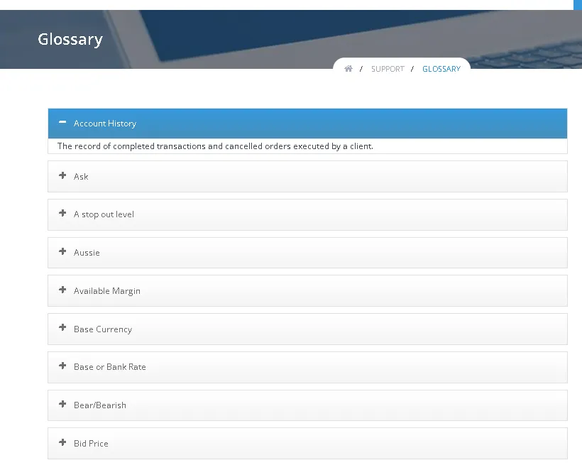 Glossary
