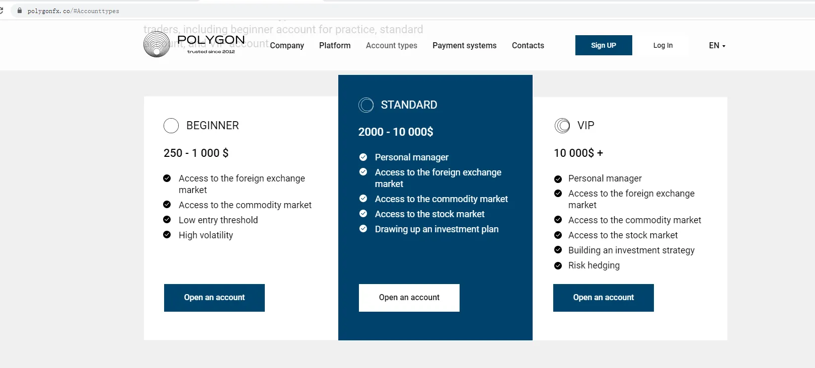Account Types