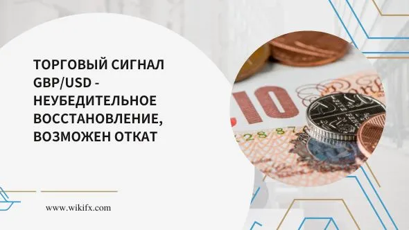 Торговый сигнал GBPUSD - Неубедительное восстановление, возможен откат.jpg Торговый сигнал GBPUSD - Неубедительное восстановление, возможен откат.jpg