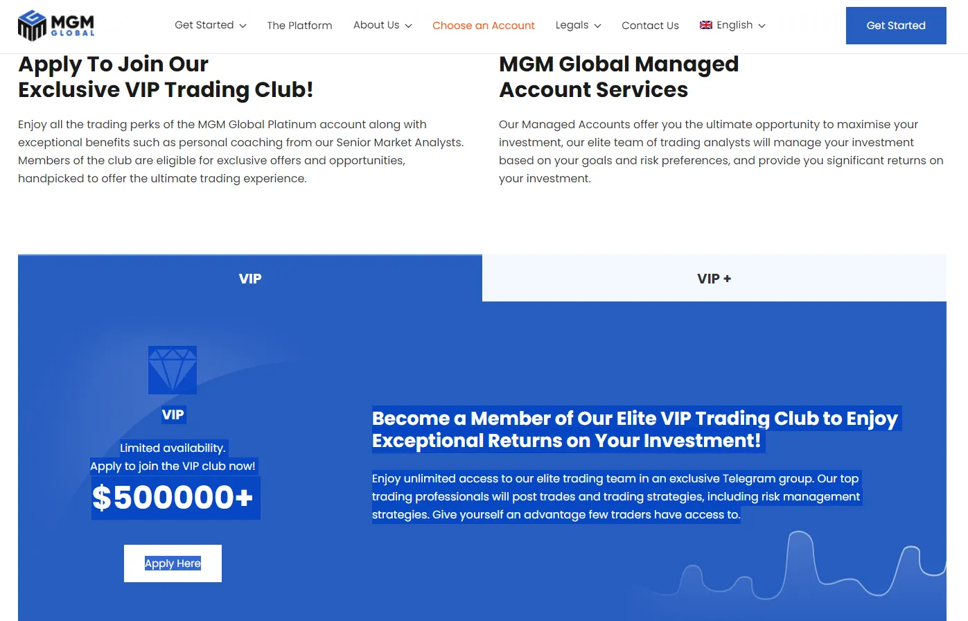 MGM Global VIP交易俱乐部