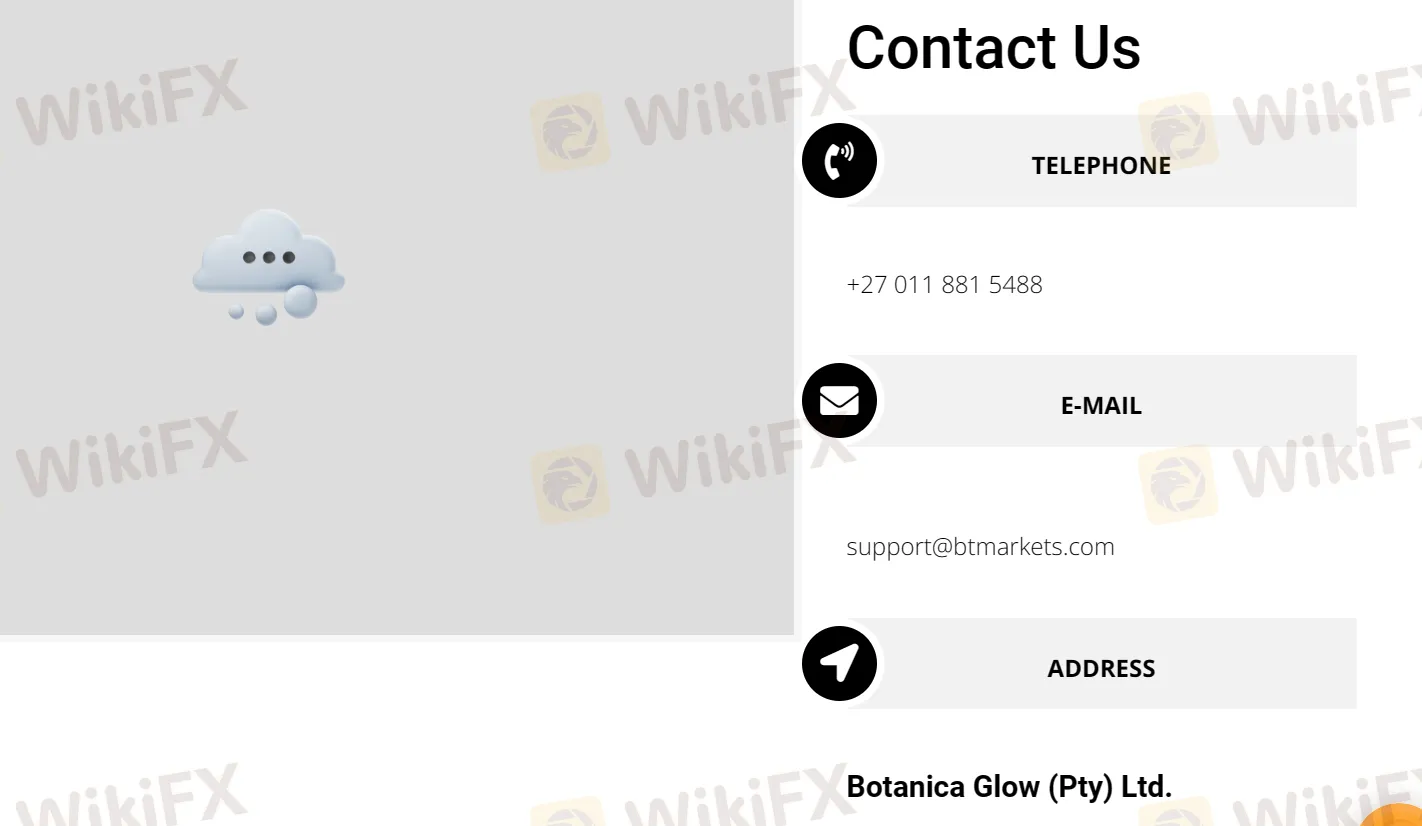 detalles de contacto