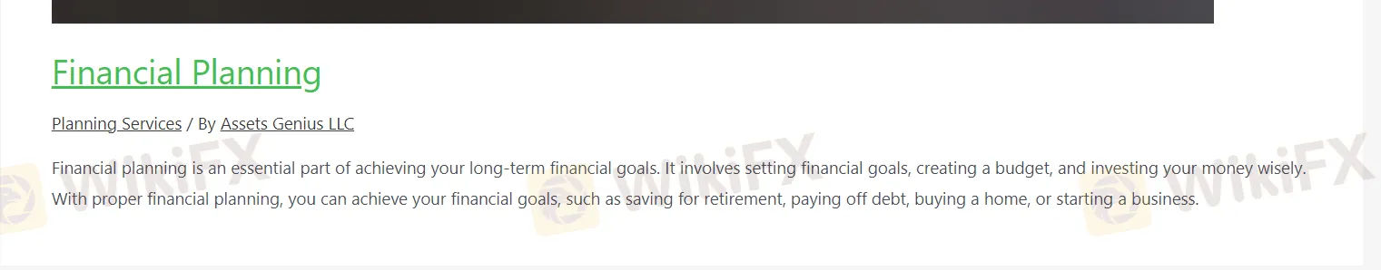 Financial Planning
