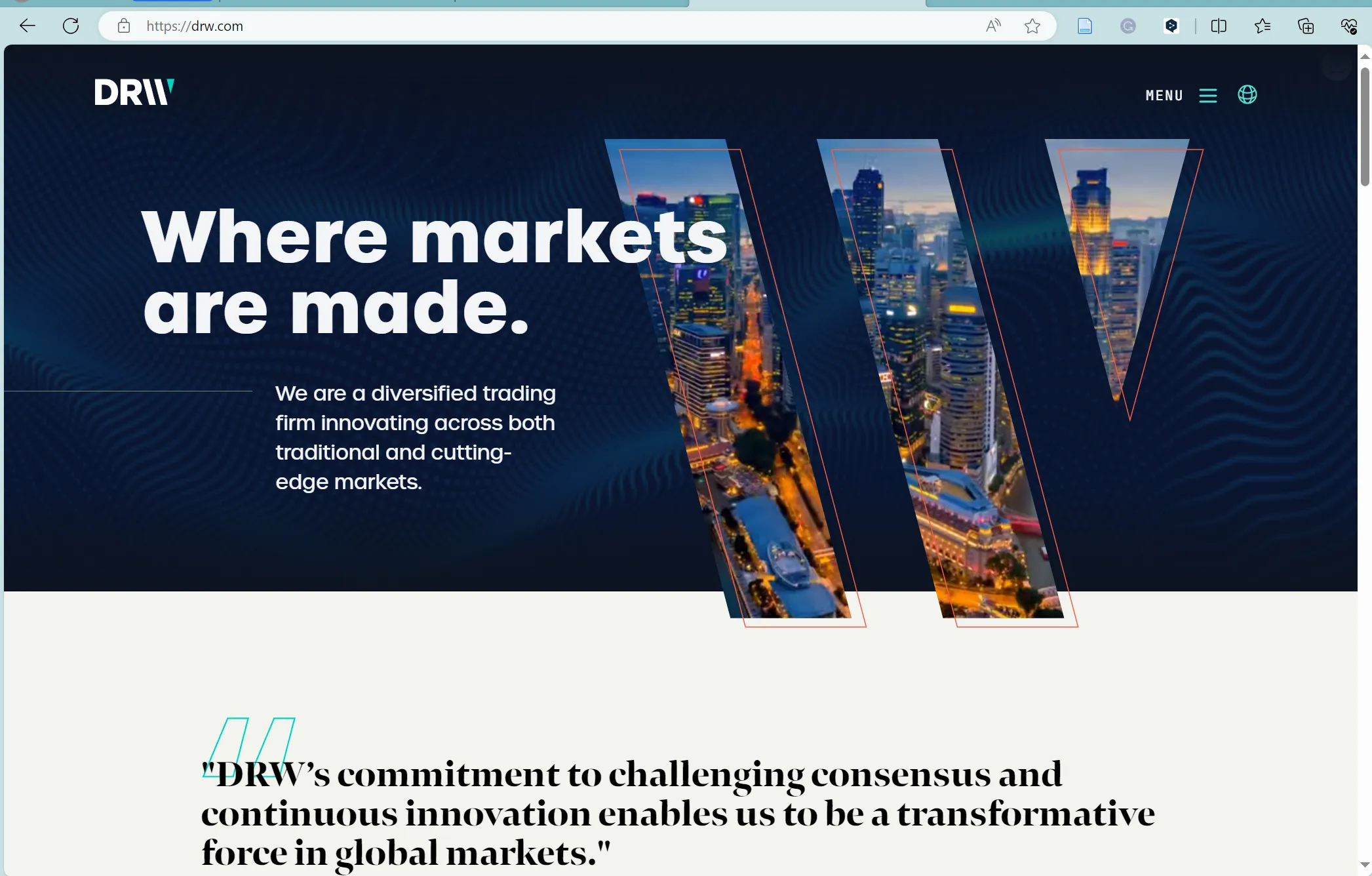 DRW's homepage DRW's homepage