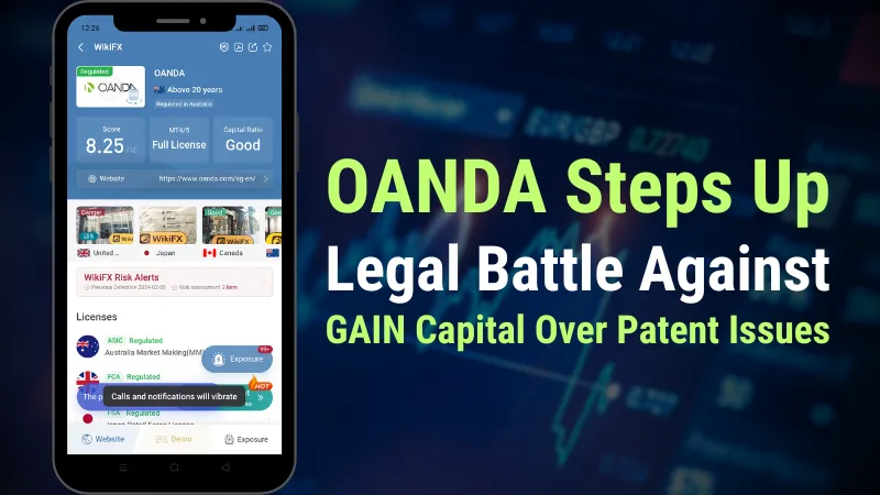 OANDA Steps Up Legal Battle Against GAIN Capital Over Patent Issues.png OANDA Steps Up Legal Battle Against GAIN Capital Over Patent Issues.png