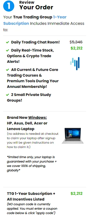 True Trading Group 1-Year Subscription