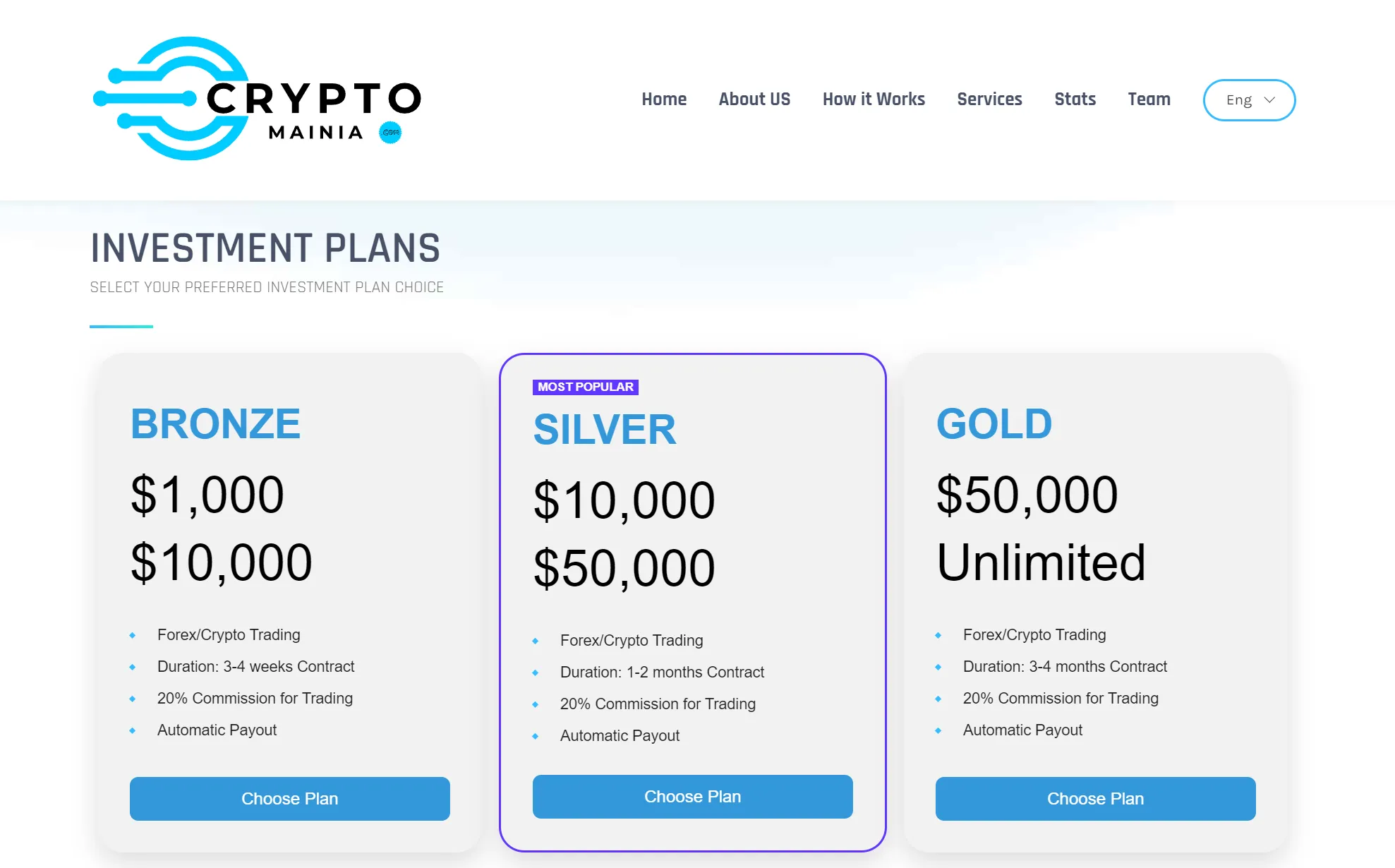 Investment Plans