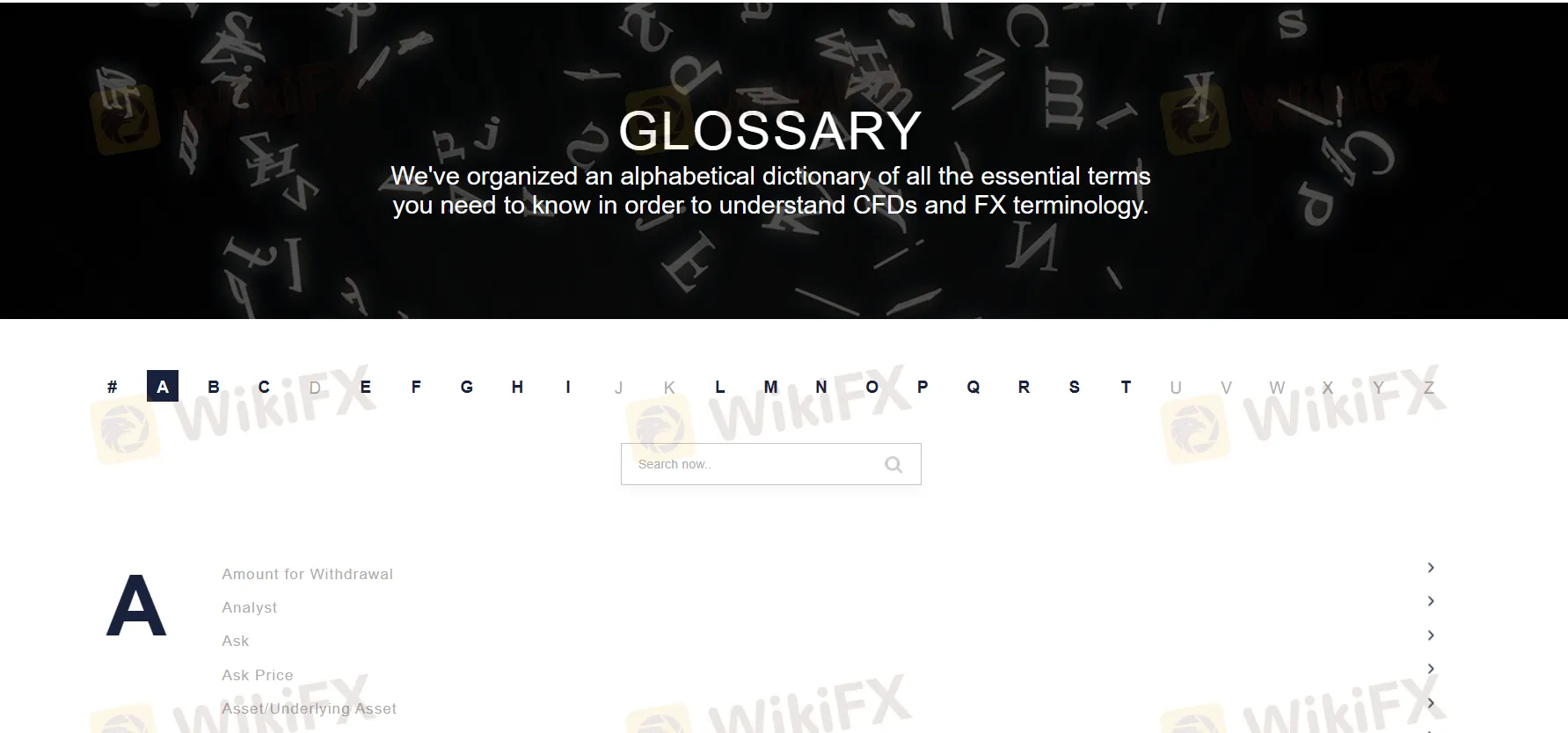 glossary